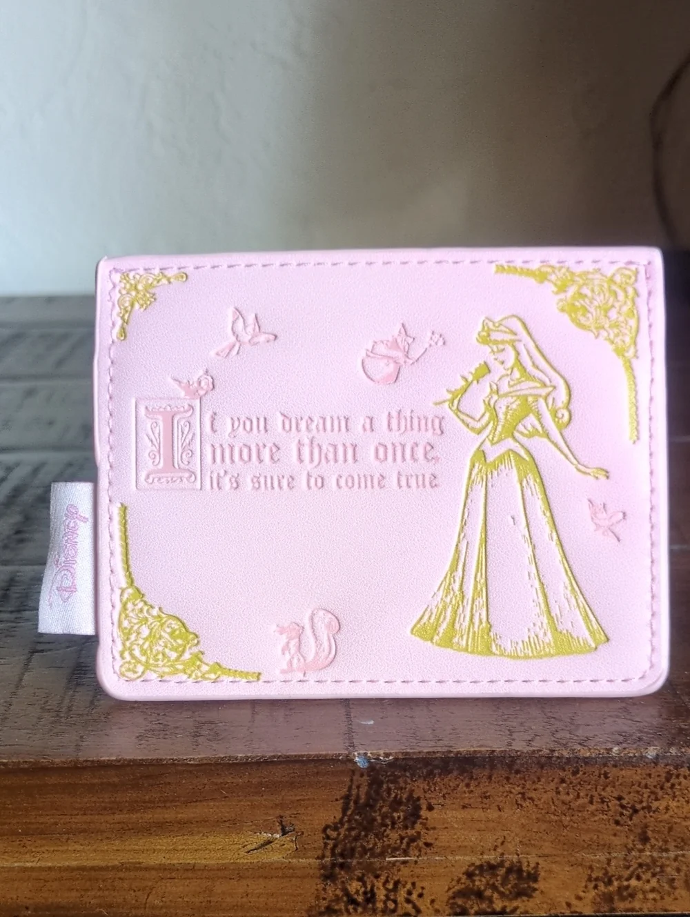 Disney Pink Sleeping Beauty Card Holder